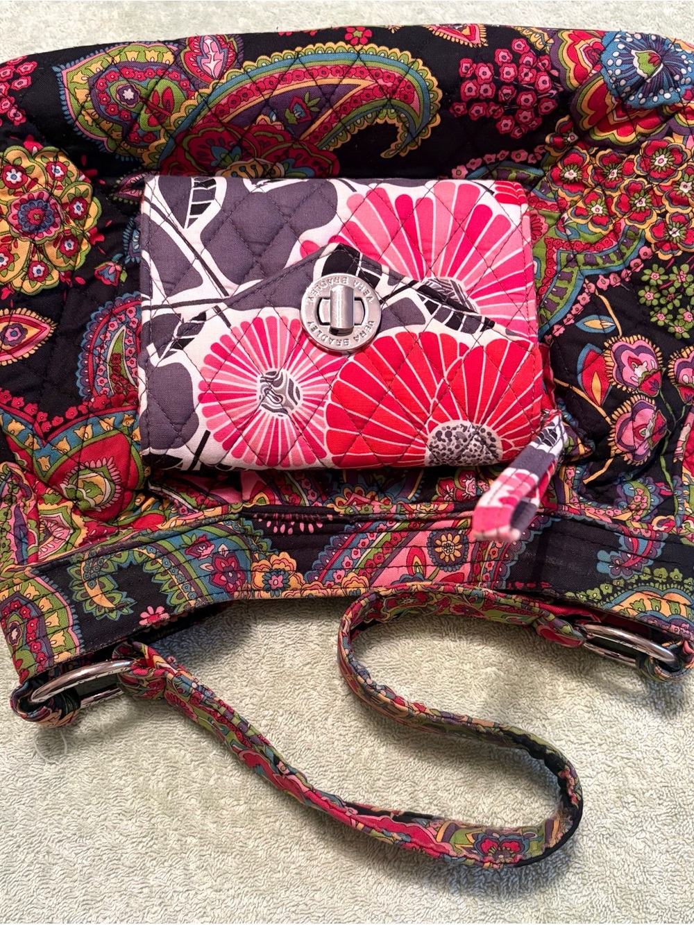 Vera Bradley Bundle Quilted Bags & Wallets Travel Accessories